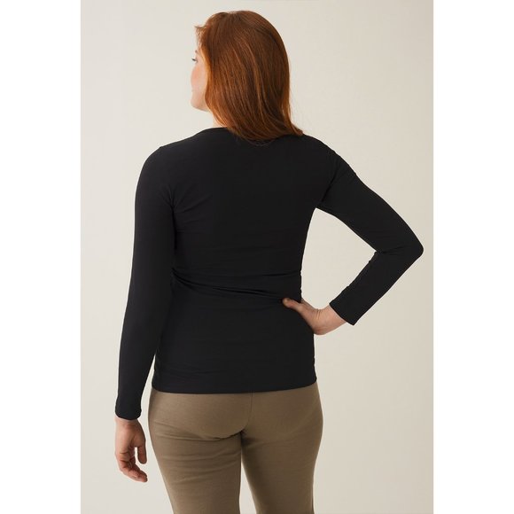 Boob Design Signe Long Sleeve Nursing Top - Black - Picture 2 of 5
